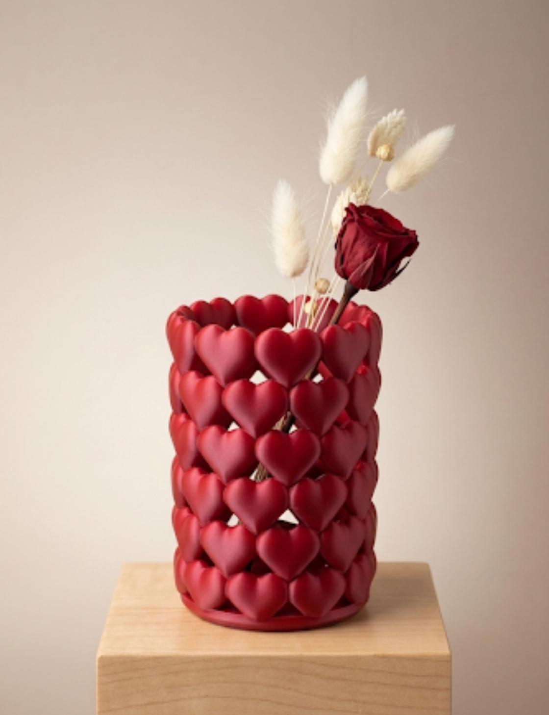 Rose Bubble Vase